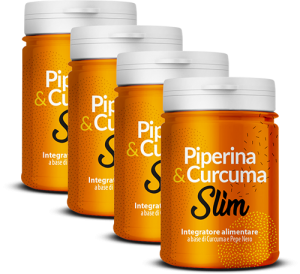 Piperina e Curcuma Slim